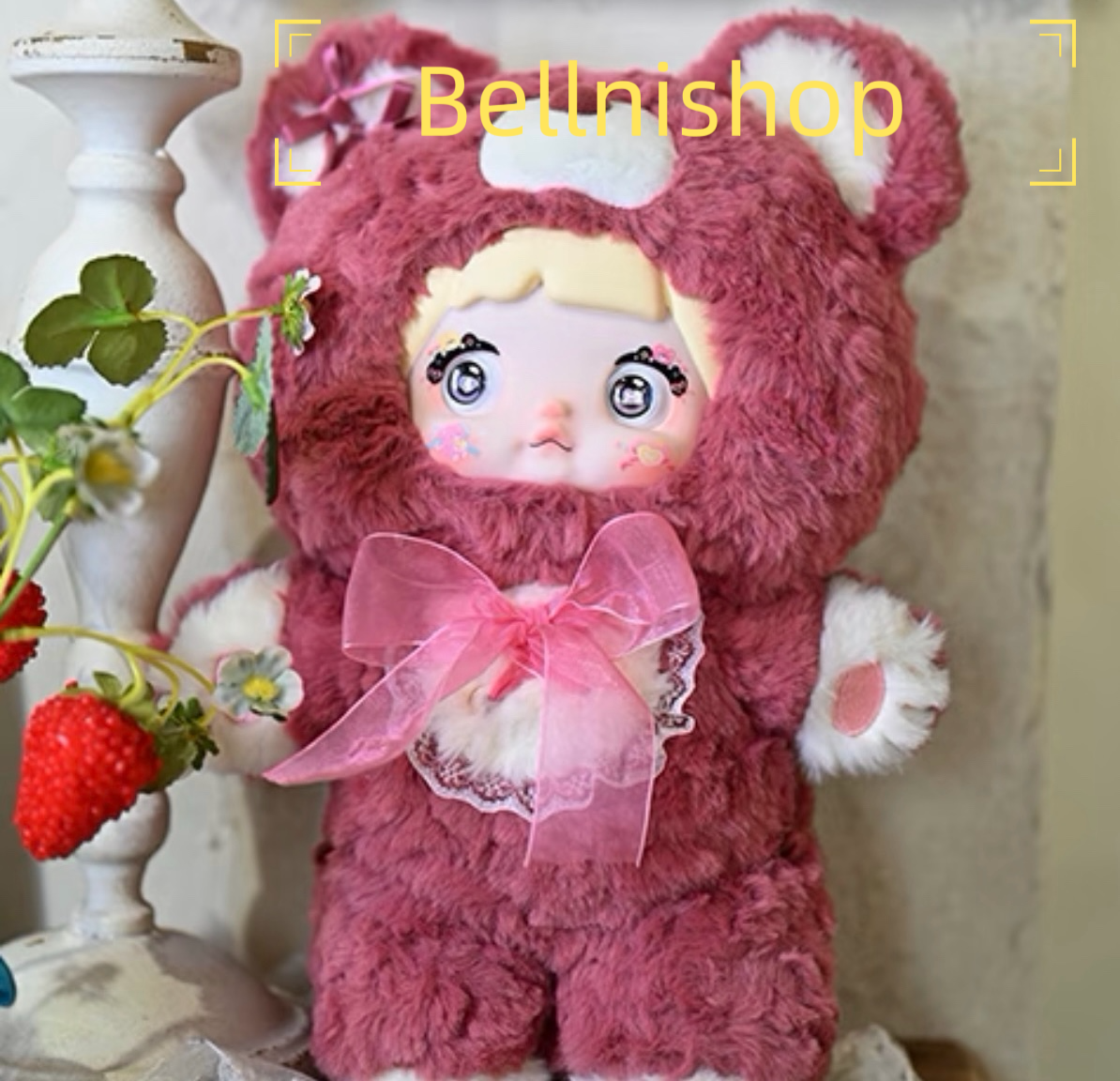 Nommi Blind Box Plush Figures Large, Cute Vinyl Face Blind Box Plush Doll, Nommi 400%