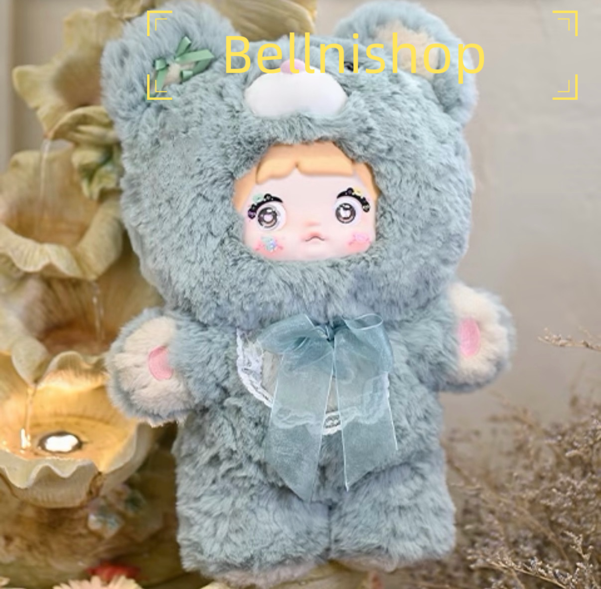 Nommi Blind Box Plush Figures Large, Cute Vinyl Face Blind Box Plush Doll, Nommi 400%